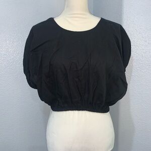 HYFVE Black Crop Top Size‎ L